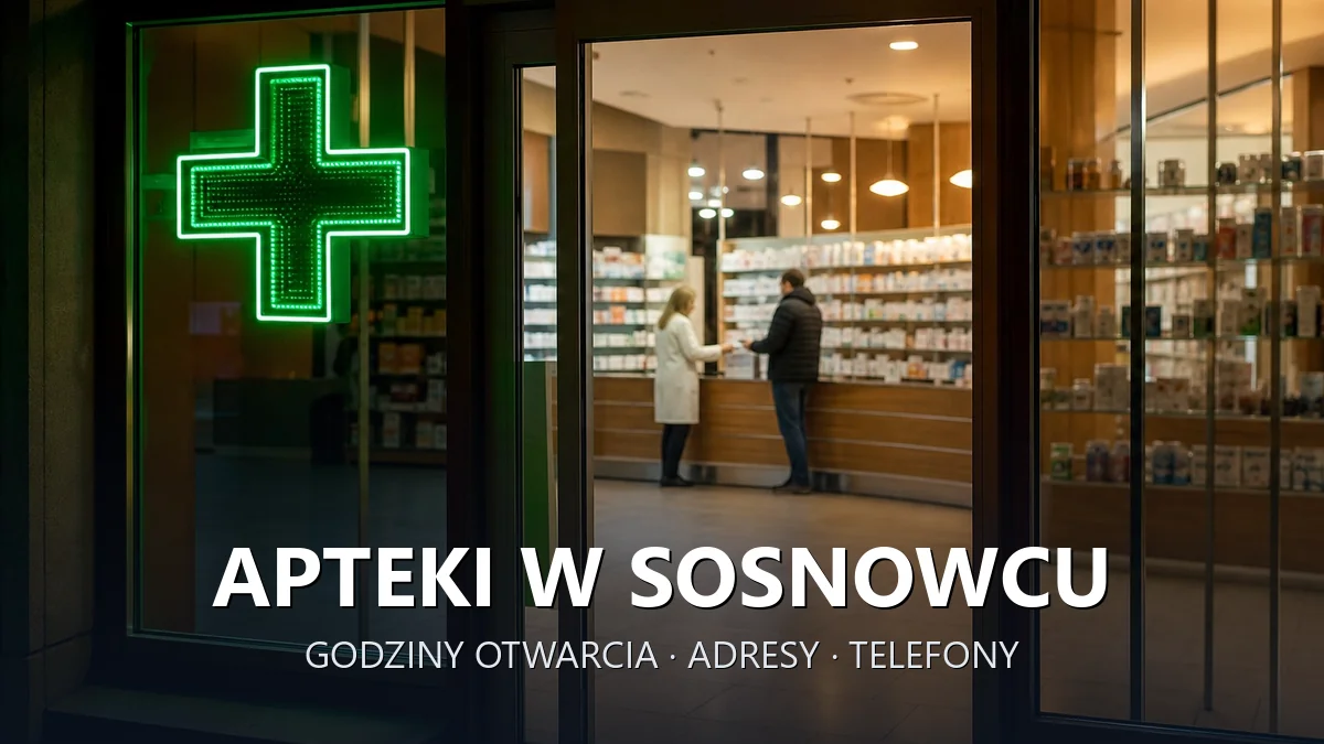 Apteki w Sosnowcu - godziny otwarcia i dyżury
