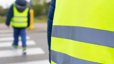 Mały odblask, większa widoczność. Policjanci spotkali się z dziećmi