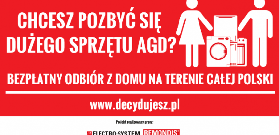 Bezpłatny odbiór dużego sprzętu AGD