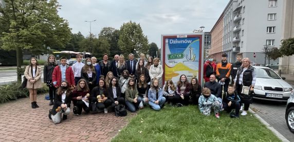 Uczniowie z partnerskiego Dziwnowa w Sosnowcu