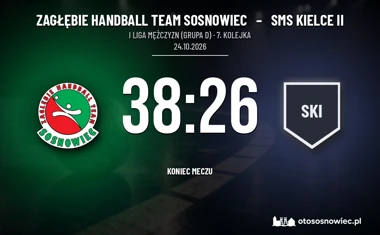 [PIŁKA RĘCZNA] Zagłębie Handball Team Sosnowiec – SMS Kielce II 38:26 w I Lidze Mężczyzn (Grupa D)
