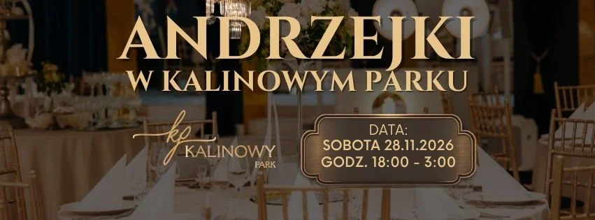 Grafika promocyjna wydarzenia Andrzejki 2026 w Kalinowym Parku