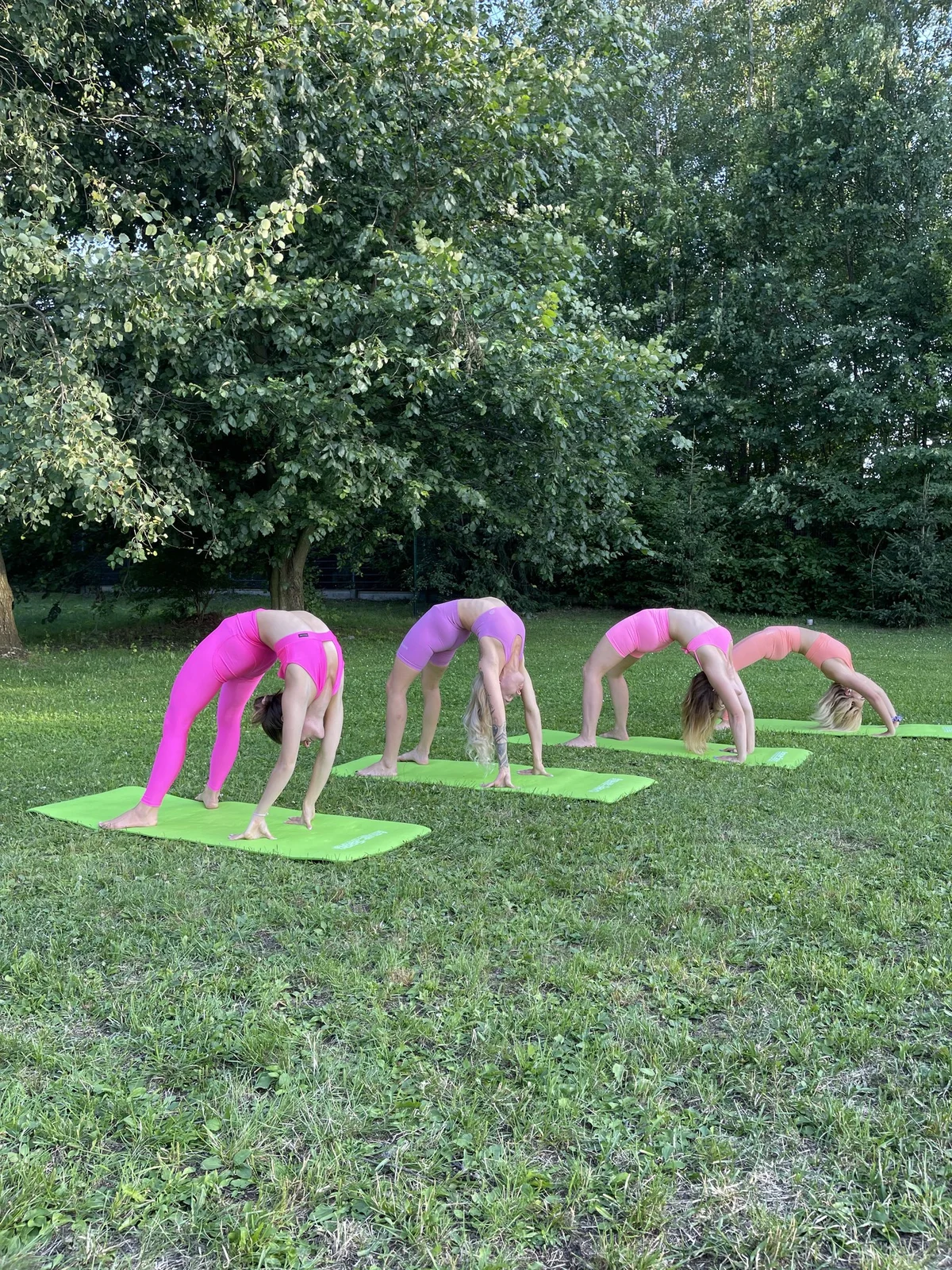 Grafika promocyjna wydarzenia Gięcia na trawie LIMITED EDITION – stretching w Sosnowcu