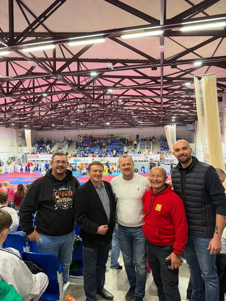 Grafika promocyjna wydarzenia IX edycja Otwartych Międzynarodowych Zawodów Judo Sosnowiec