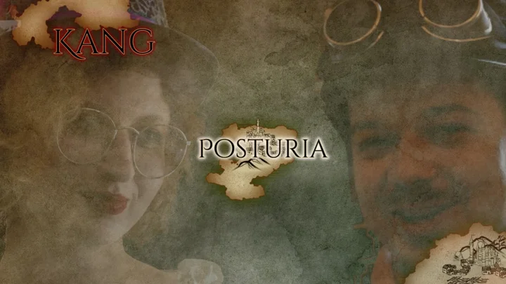 Grafika promocyjna wydarzenia Kanclerz Posturii — steampunkowy LARP w Pałacu Shoena