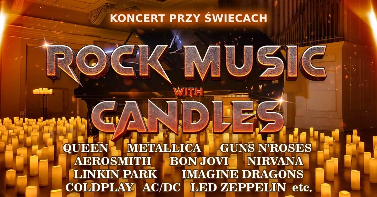 Grafika promocyjna wydarzenia Koncert fortepianowy z rockowymi przebojami w Sosnowcu
