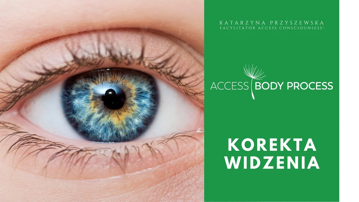 Grafika promocyjna wydarzenia Korekta widzenia metodą Access Body Process w Sosnowcu