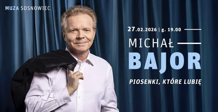 Grafika promocyjna wydarzenia Michał BAJOR — Piosenki, które lubię
