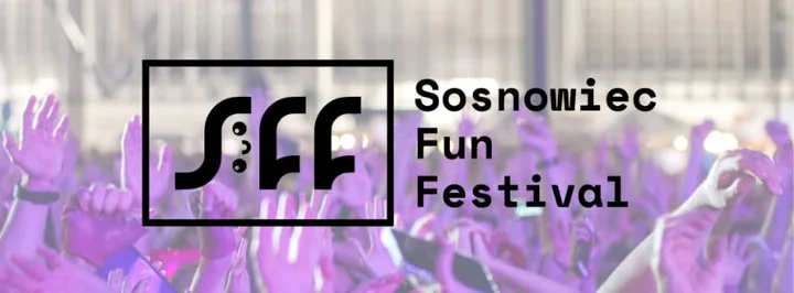 Grafika promocyjna wydarzenia Sosnowiec Fun Festival 2026 – trzy dni muzyki i festiwalowej energii