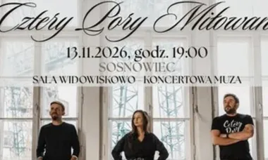 Grafika promocyjna wydarzenia Cztery Pory Miłowania w MUZIE