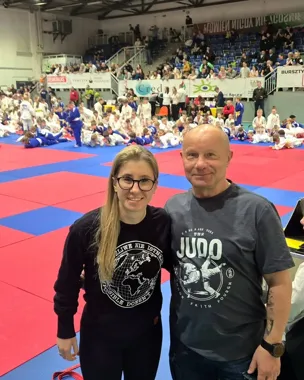 Grafika promocyjna wydarzenia IV26 Edycja Otwartych Międzynarodowych Zawodów Judo w Sosnowcu