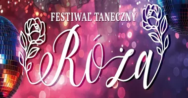 Grafika promocyjna wydarzenia XVIII Ogólnopolski Festiwal Taneczny Róża 2026 — występy dzieci i młodzieży