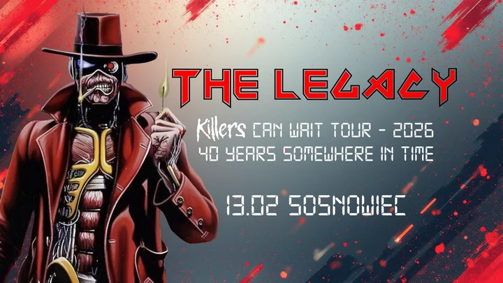 Grafika promocyjna wydarzenia Tribute to IRON MAIDEN — Killers Can Wait Tour 2026 w Sosnowcu