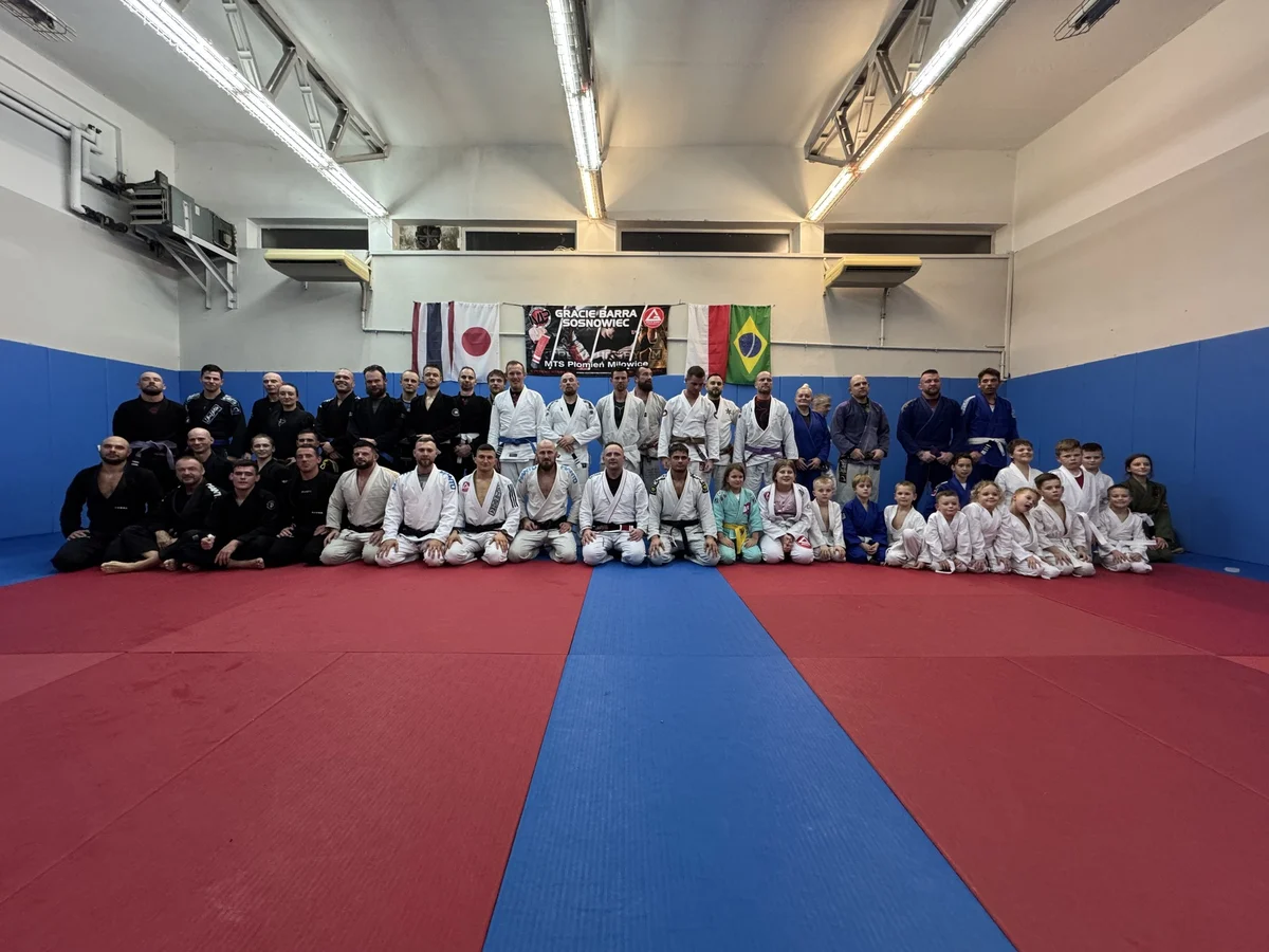 Grafika promocyjna wydarzenia Zakończenie sezonu i nominacje na wyższe stopnie w Gracie Barra Sosnowiec