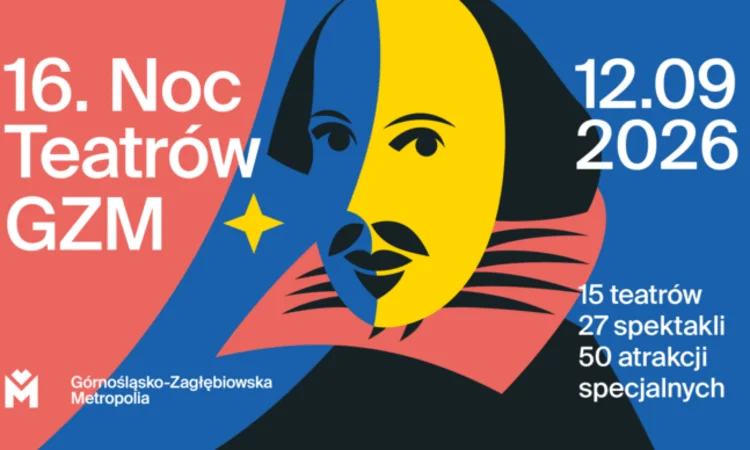 Grafika promocyjna wydarzenia Zwiedzanie Teatru Zagłębia z aktorami
