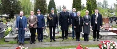 W Sosnowcu hołd ofiarom wojny złożono przy grobie rozstrzelanych