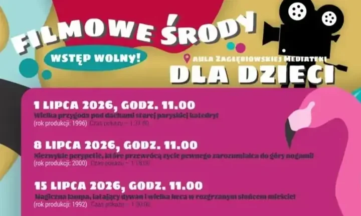 Wakacyjne seanse dla dzieci w Sosnowcu. Dziewięć filmowych przygód