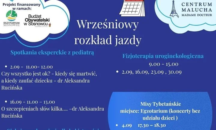 Mamy znajdą przestrzeń na oddech. Wrześniowy cykl w Sosnowcu