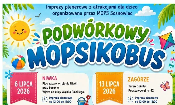 MopsikoBus wraca na sosnowieckie podwórka. Startuje w Niwce