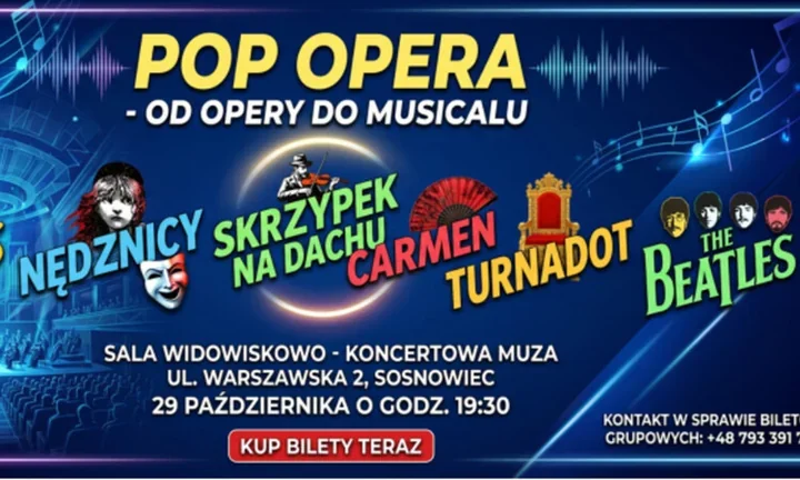 Opera, musical i „My Way” w jednym wieczorze. Koncert w Muzie