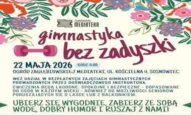 Seniorzy poćwiczą bez zadyszki w Ogrodzie Mediateki
