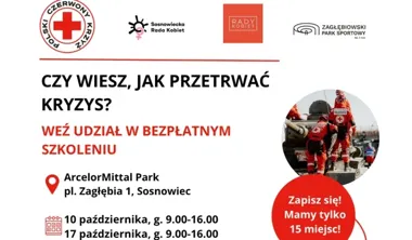 Tylko 15 miejsc na bezpłatne szkolenie kryzysowe w Sosnowcu