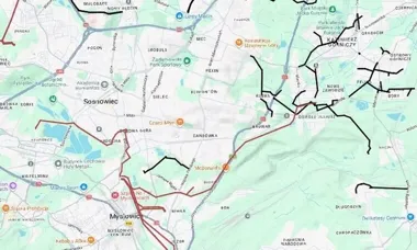 Śmigłowiec nad Sosnowcem. Sprawdzi stan sieci elektroenergetycznej