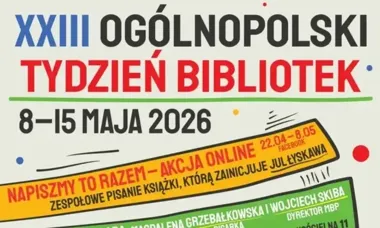 Grzebałkowska za biblioteczną ladą. W Sosnowcu rusza tydzień książek