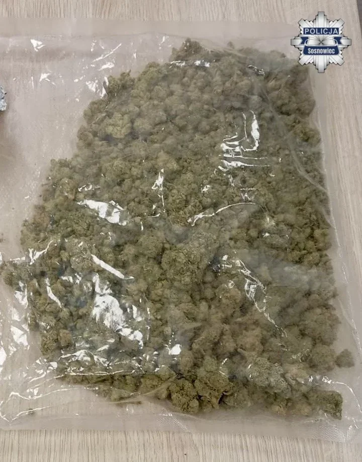 Sosnowiec - wywiadowcy zatrzymali 29-latka z prawie 160 g marihuany