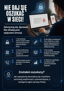 Telefon z banku, fałszywy link i obietnica zysku. Tak działają oszuści