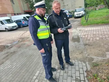 Dron nad sosnowieckimi skrzyżowaniami. Policja sprawdza kierowców