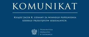 Nieprawomocny wyrok dla księdza. Sąd orzekł 14 lat więzienia