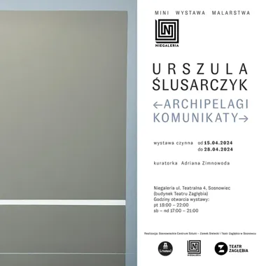 Czerń, błękit i cisza obrazów - „Archipelagi. Komunikaty” w Sosnowcu