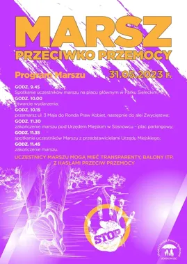 Sosnowiec ruszy przeciw przemocy - marsz połączy miasto w jednym geście