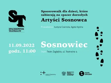 Dzieci prowadzą dorosłych po Sosnowcu - teatralny spacer z wyobraźnią